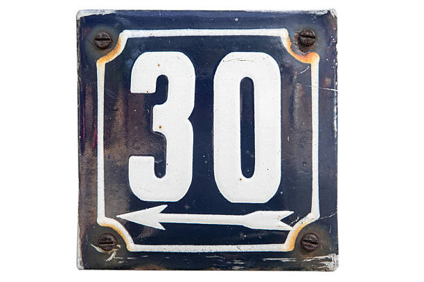 istock Street address with number 30 2235581953