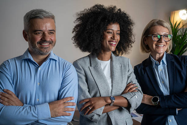 istock Group of successful multiethnic business team 2235586264