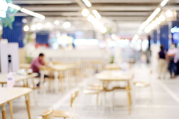 istock Blurred background, Blur cafe, restaurant with abstract bokeh light background, Shop display backdrop, banner, wallpaper 2235587556