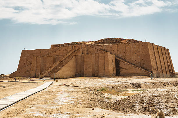 The Ziggurat of Ur in the ancient city of Ur near Nasiriyah, Iraq, a UNESCO World Heritage Site.