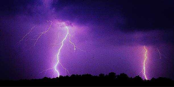 Lightning in the Denver Colorado Area Circa 1983