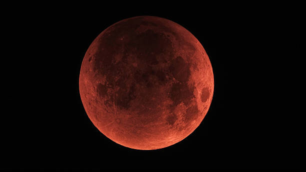 istock Photo of the moon during a total lunar eclipse 2235602333