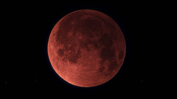 istock Photo of the moon during a total lunar eclipse 2235602335