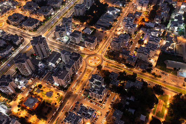 istock Twilight Aerial View of Ashdod Roundabout 2235612874