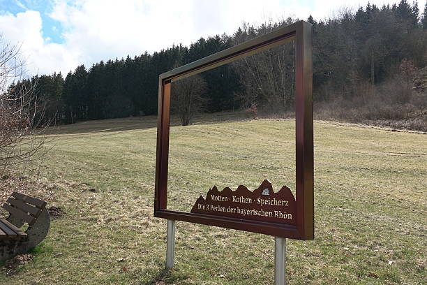 istock Picture frame at Motten in the Rhoen 2235614494