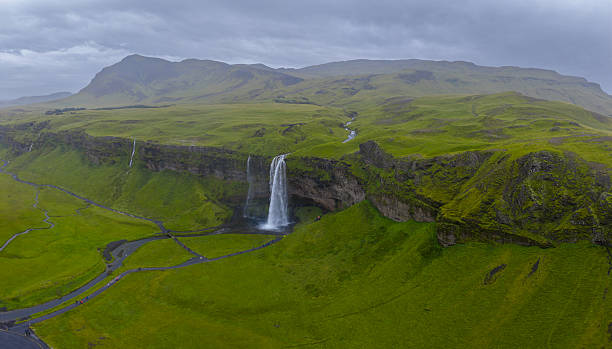 istock Seljalandsfoss Waterfall with River and Walking Paths in Iceland 2235618199