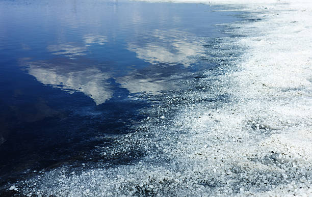istock Natural mineral formations of estuary salts 2235618525