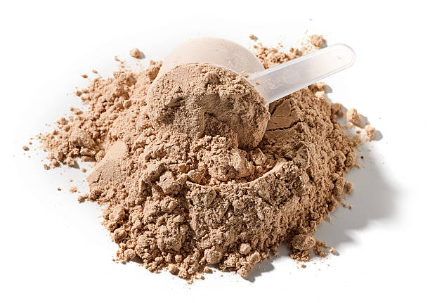 istock chocolate flavored vegan protein powder 2235619426