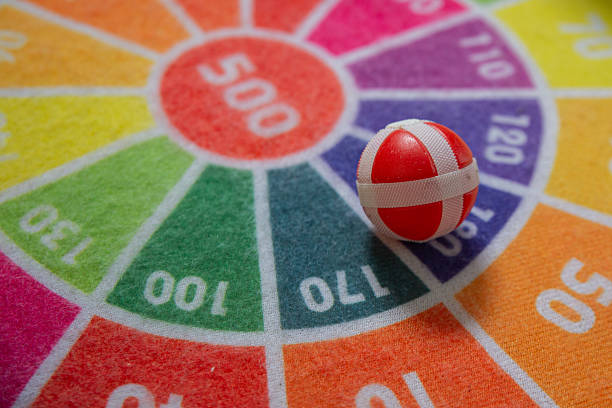 istock Safe Velcro Dart Target with Sticky Ball and Point Values 2235619936
