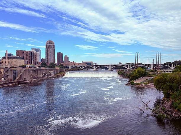 Saint Anthony Falls in Minneapolis, Minnesota