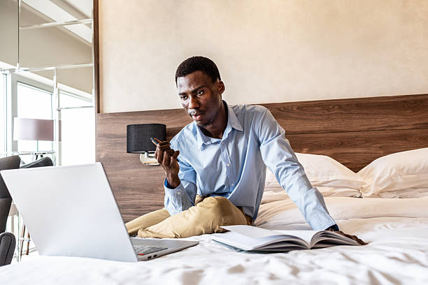 istock A businessman is working in his office, focused on his laptop as he completes tasks 2235635467