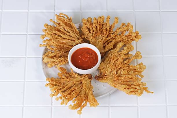 istock Crispy Fried Enoki Mushroom with Chili Sauce 2235645980