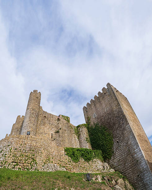 The castle of Obidos, built in the 12th century and enlarged in the following centuries, is still one of the well preserved historic landmarks of the town (3 shots stitched)