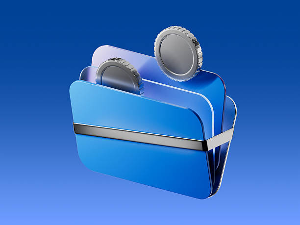 This is a 3D illustration of an oline cloud icon