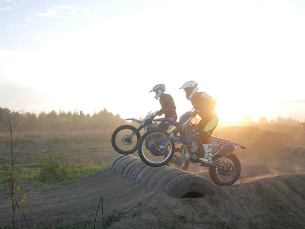 A FMX rider performing a stunt.Please see my portfolio for additional Extreme FMX pictures.