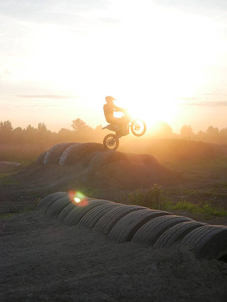 Enduro Jump at Sunrise