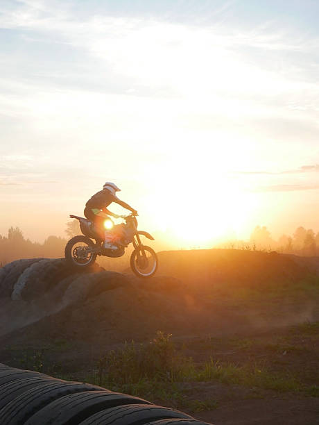 istock Enduro Jump at Sunrise 2235679441
