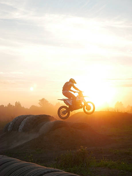 Enduro Jump at Sunrise