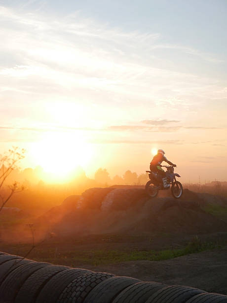 istock Enduro Jump at Sunrise 2235679452