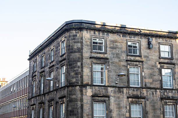 istock Old Scottish style city apartment building 2235680731