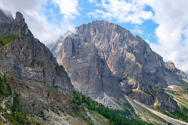 istock Dolomites mountain peaks in a beautiful  landscape 2235683851