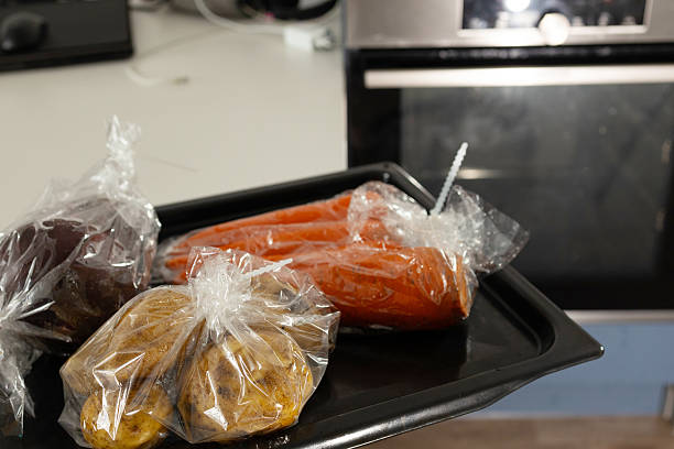 Preparing Healthy Vegetables for Baking in a Baking Sleeve