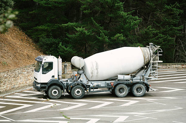 Dump truck on highway