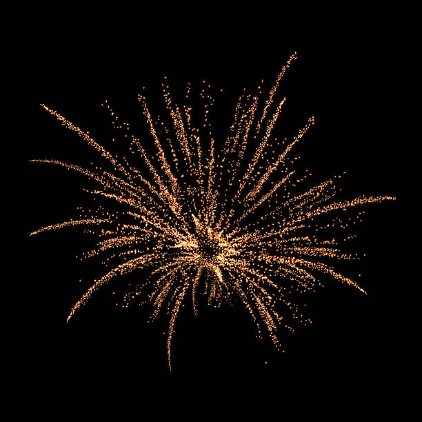 istock Festive fireworks on a transparent background. New Year's Eve, Christmas. 2235699632