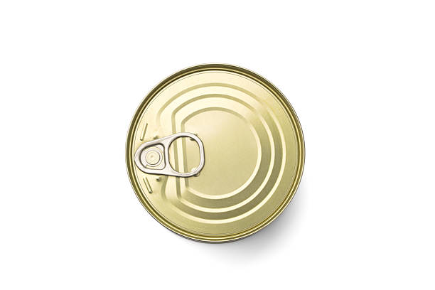 istock Canned tuna in brine isolated on white background 2235704971