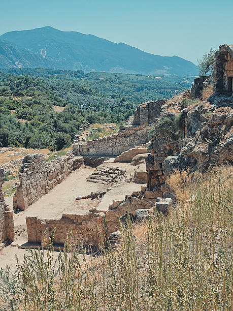 istock Vertical photo of Tlos ruins with mountain backdrop 2235706062