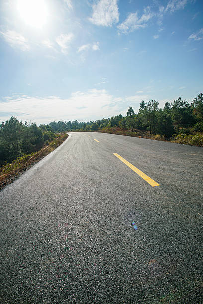 istock Asphalt road  in rural scence 2235712036
