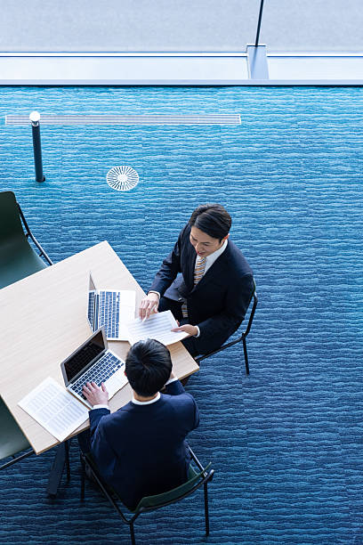 Businessmen discussing business in the office