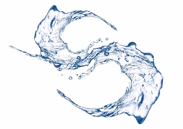istock 3d illustration of blue waves and splashes 2235725555