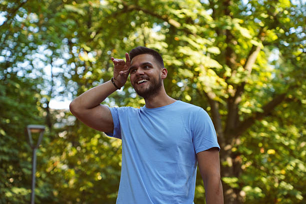 istock Young athlete posing and resting after outdoor workout 2235726470