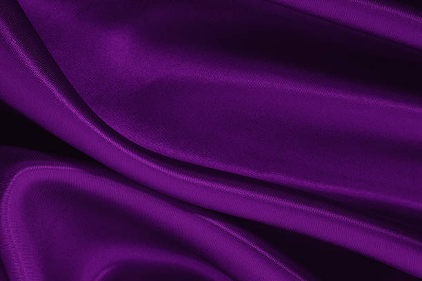 istock Dark purple fabric texture background, detail of silk or linen pattern. 2235727904