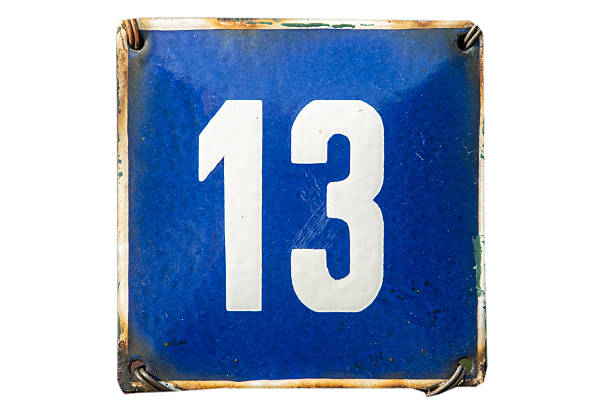 istock Street address with number 13 2235728075