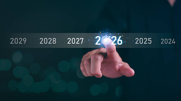 istock Innovative business planning for the future setting goals for 2026 with leadership vision in a virtual environment 2235732775