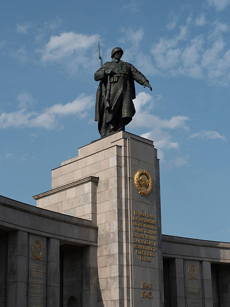 istock Monument to Soviet Soldier: Historical Landmark in Modern Architecture 2235737339