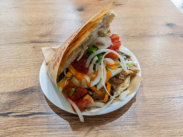istock Classic Doner Kebab in Germany Served with Fresh Toppings 2235737839