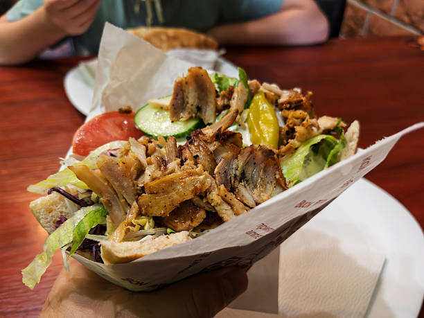 istock Classic German Doner Kebap Loaded with Fresh Ingredients 2235737995