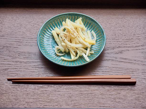 istock Korean side dishes bellflower root, dorajimuchim 2235739711
