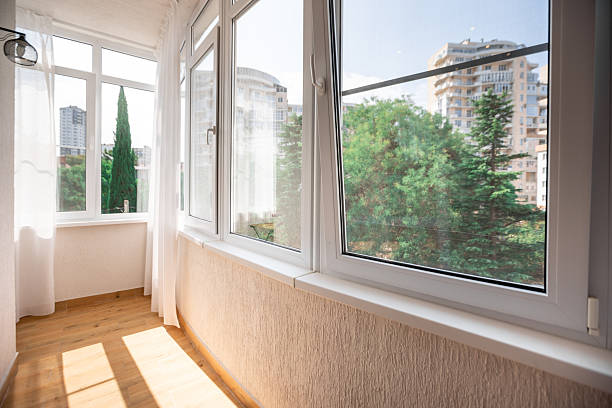istock A white room with a window and a balcony 2235741741