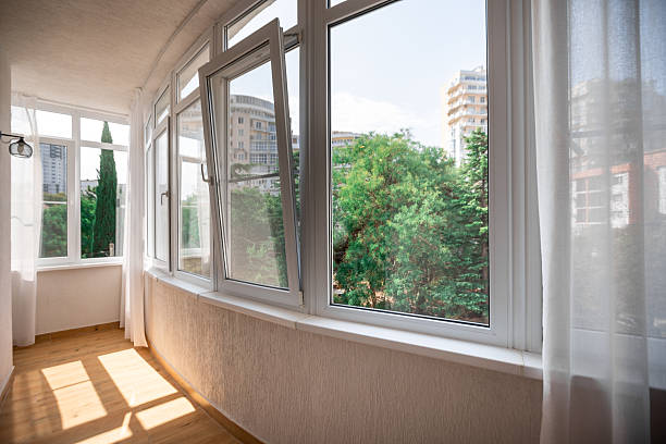 istock A white room with a window and a balcony 2235742264