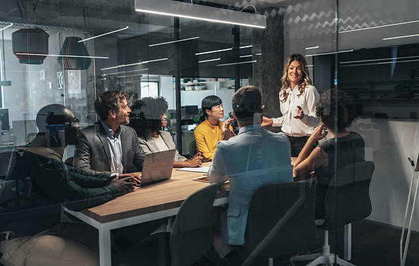 istock Business people on meeting in the office 2235745552