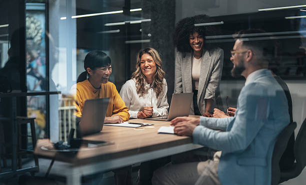 istock Business people on meeting in the office 2235745554