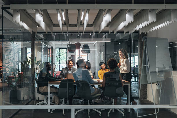 istock Business meeting in modern corporate office 2235745558