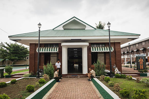 Iwahig, Palawan, Philippines - July 4, 2019:  Iwahig Prison and Penal Farm on the outskirts of the city of Puerto Princesa is home to several thousand prisoners who tend farms rather than sit behind bars. The penal colony is open to visitors, including tourists.