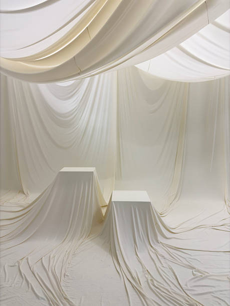 Cloth podium, curtain, box stage, box base, showroom