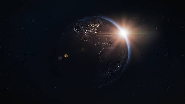 istock Planet Earth From Space With Sunrise Over Horizon 2235749096