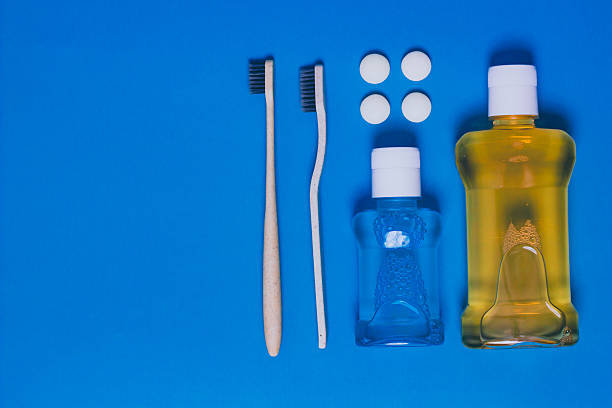 istock Oral care products set for healthy teeth. 2235756600